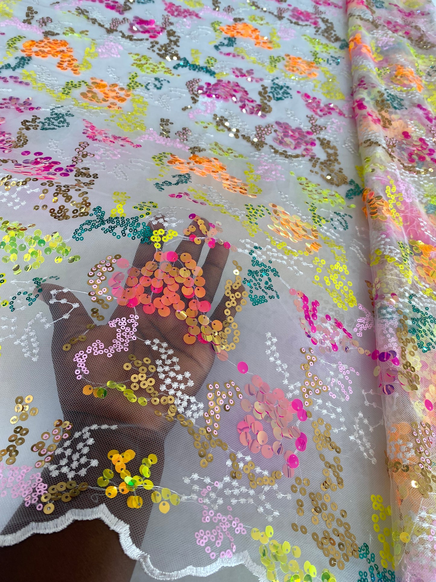 Sequins Fabric