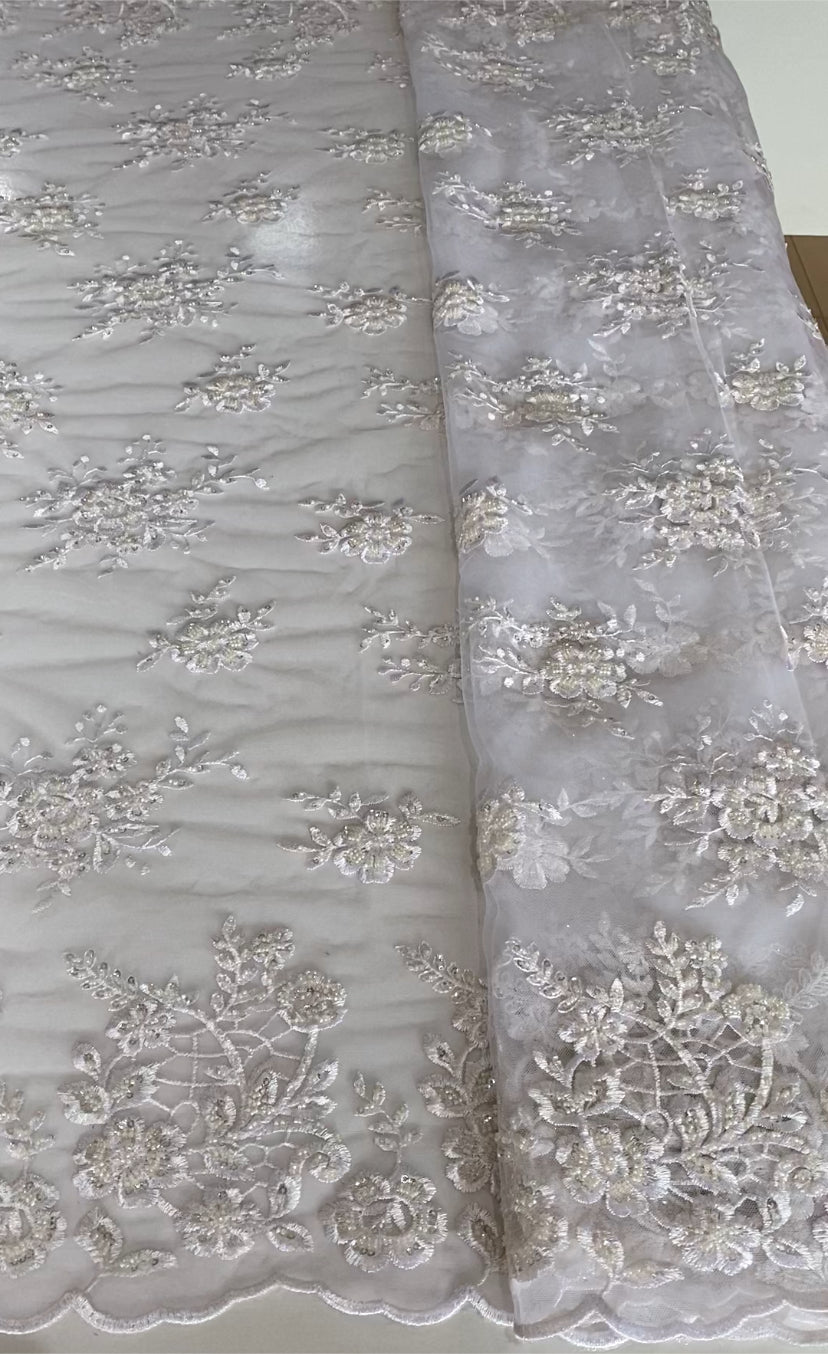 Embroidery Beaded Lace