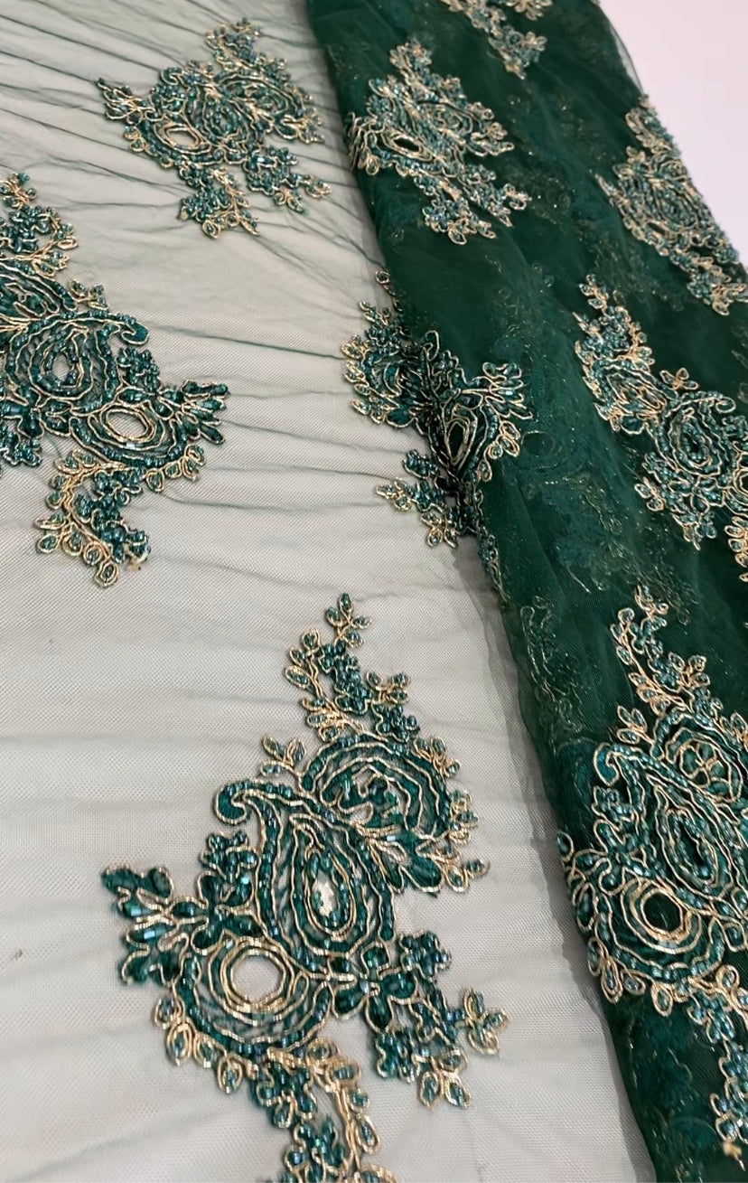 Embroidery Beaded Lace