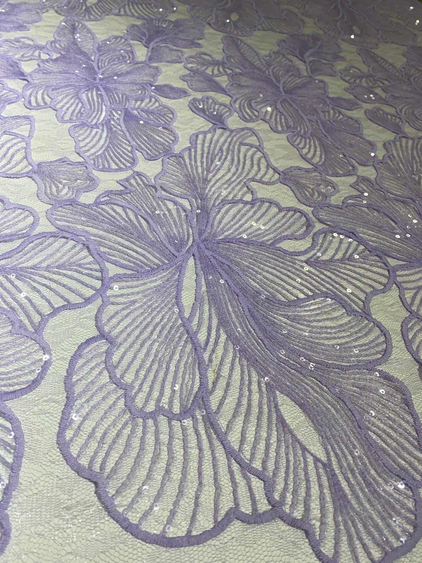 Embroidery sequins Fabric