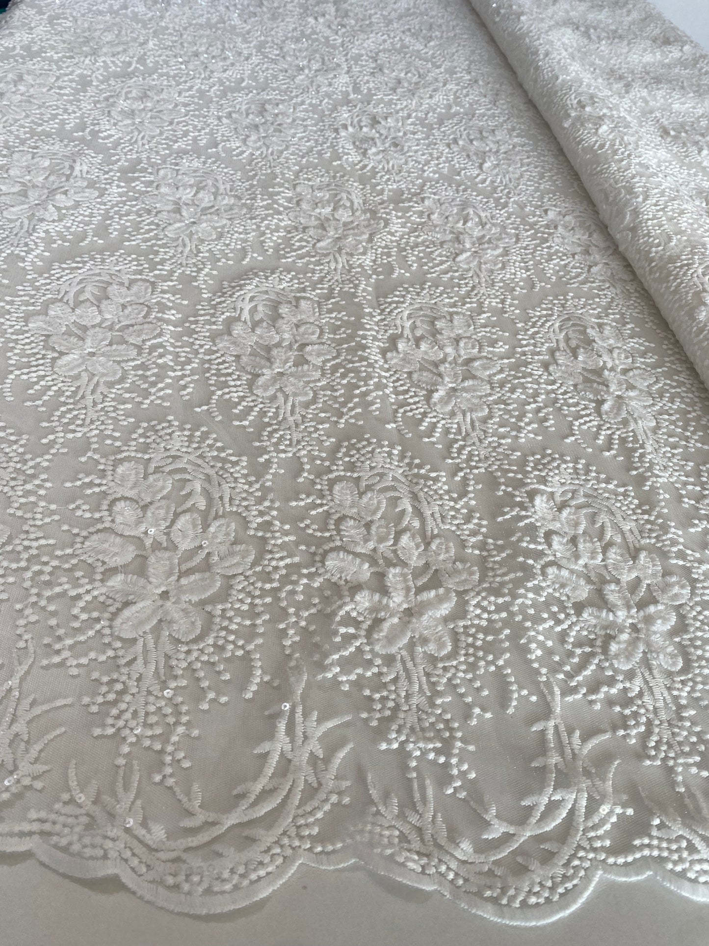 Embroidery Fabric With Sequins