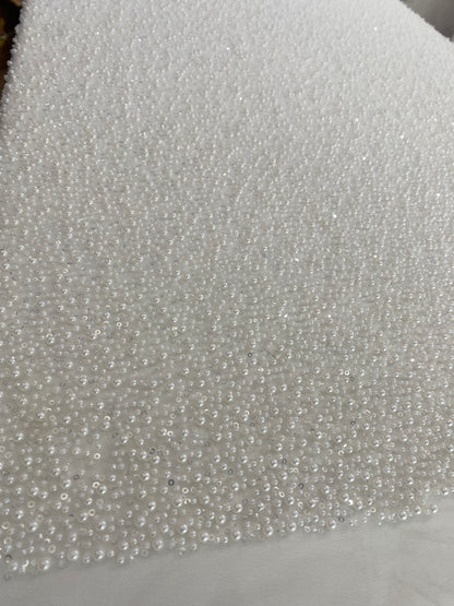 Beaded Lace with pearls