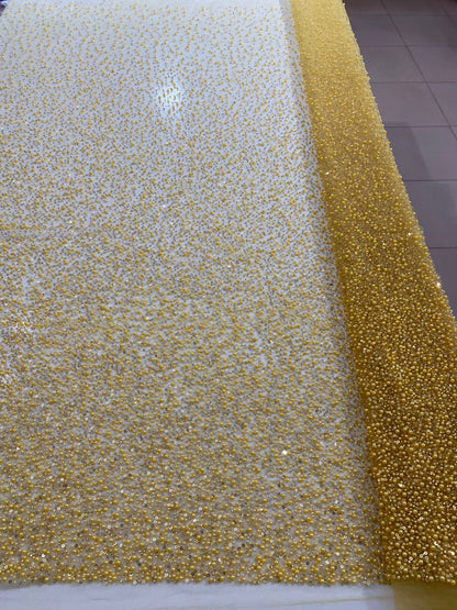 Beaded Lace with pearls