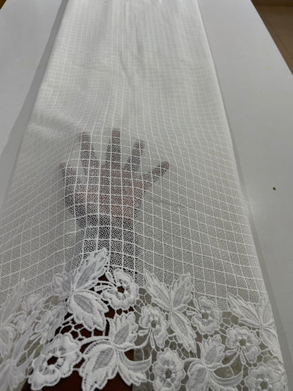 Guipure Lace with Border