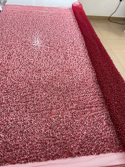 Beaded Lace with pearls