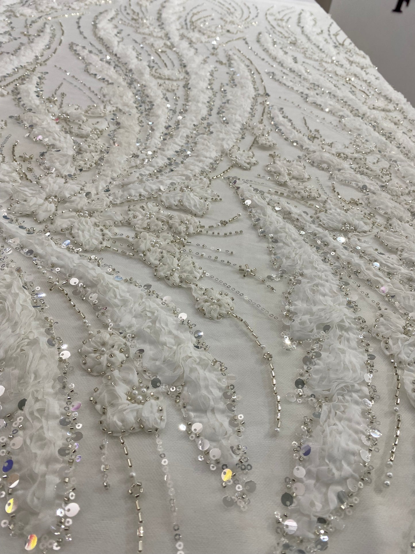 3D Beaded Lace