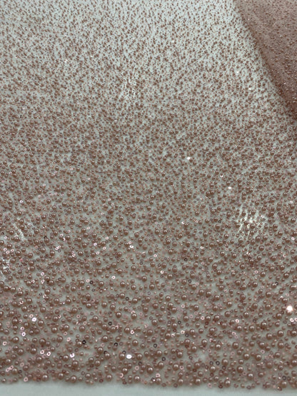 Beaded Lace with pearls