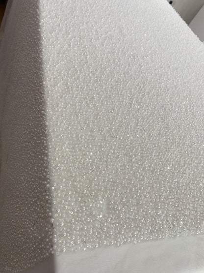 Beaded Lace with pearls