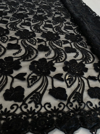 Embroidery Sequins Lace