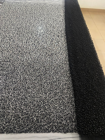 Beaded Lace with pearls