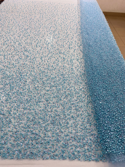 Beaded Lace with pearls