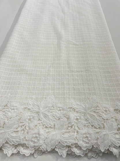 Guipure Lace with Border
