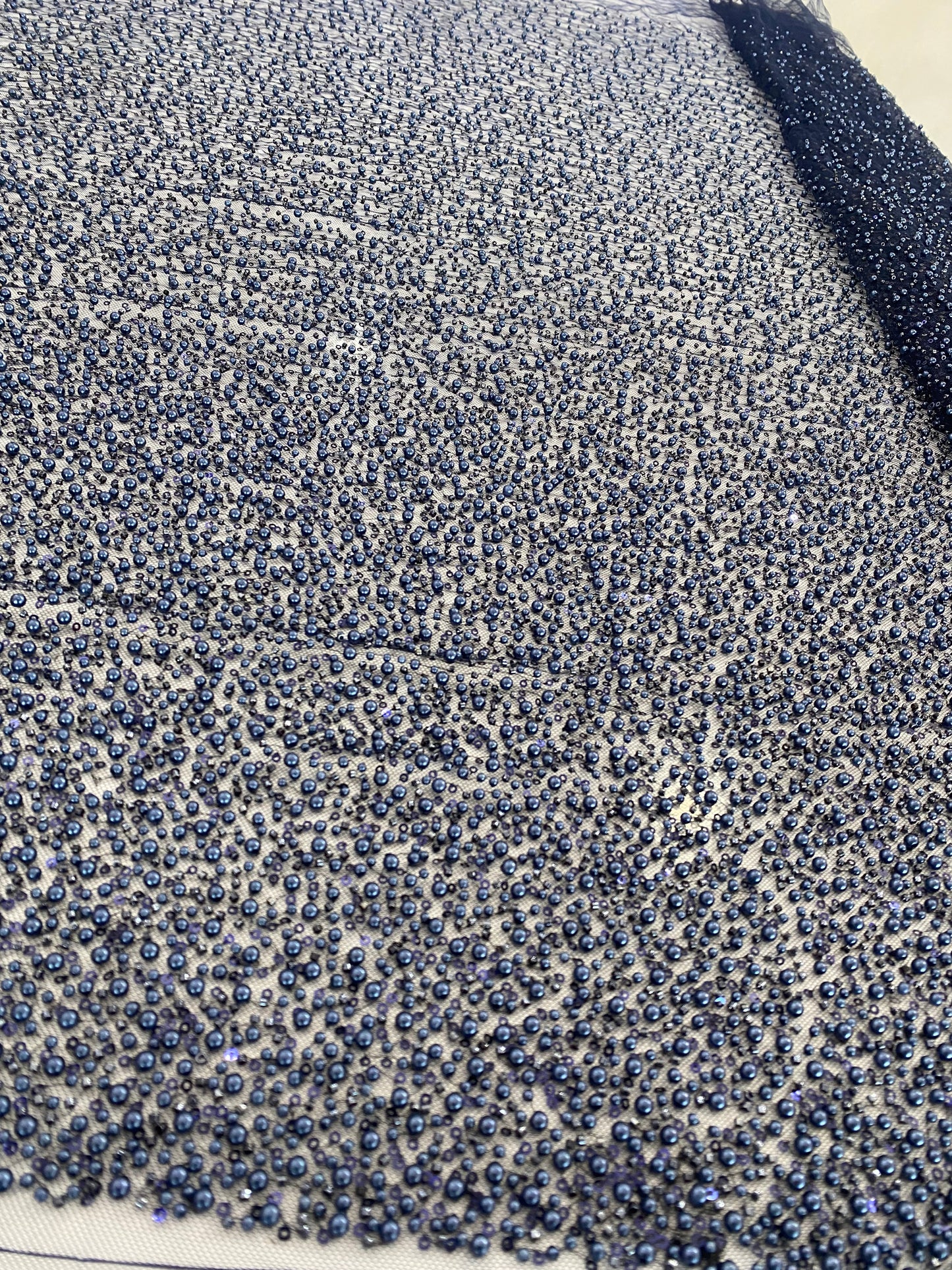 Beaded Lace with pearls