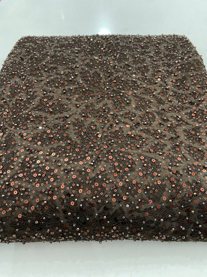 Beaded Chantily Lace