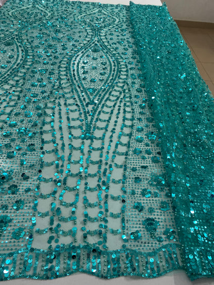 Sequins Beaded Lace