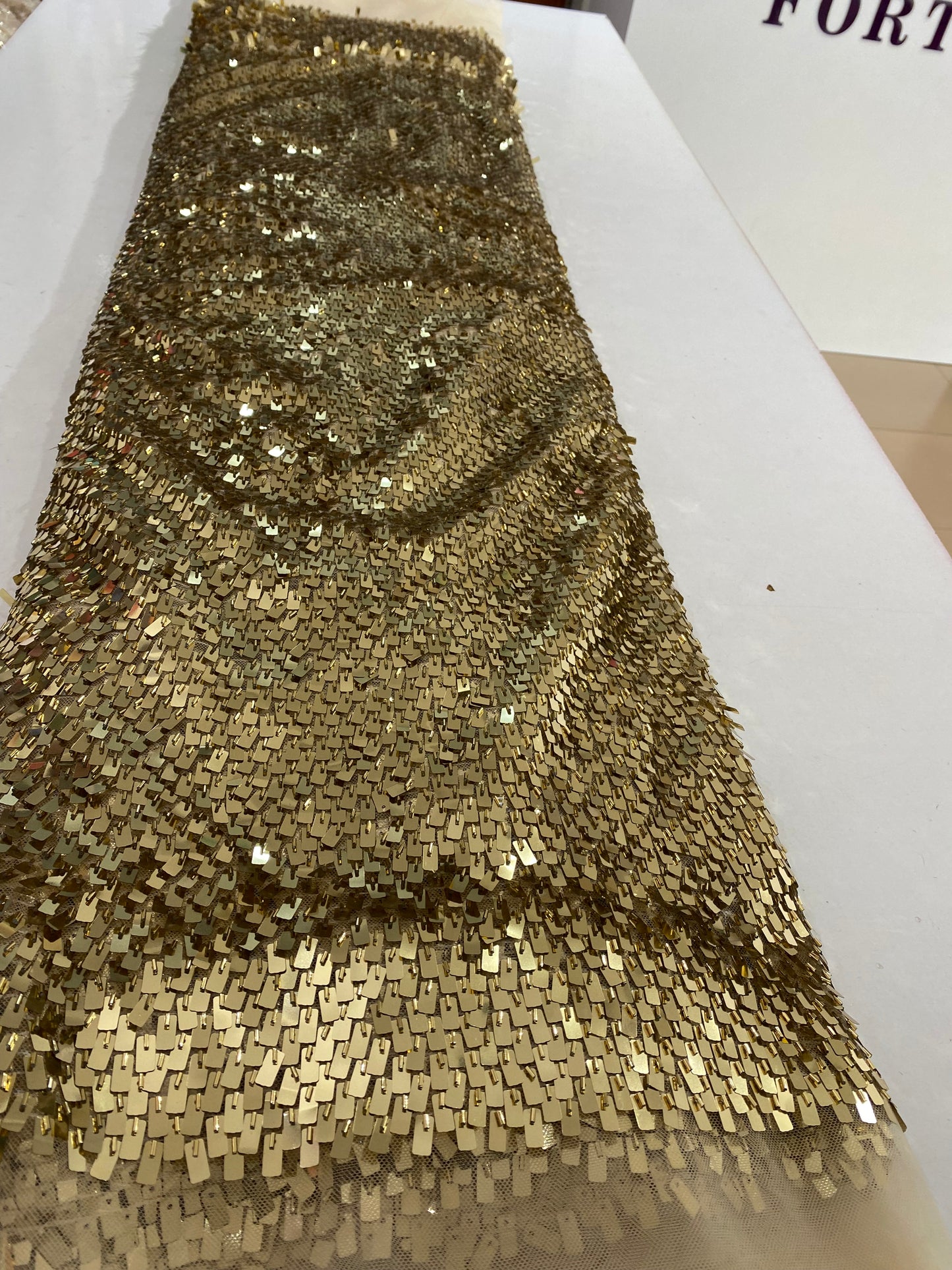 Beaded Sequins Fabric