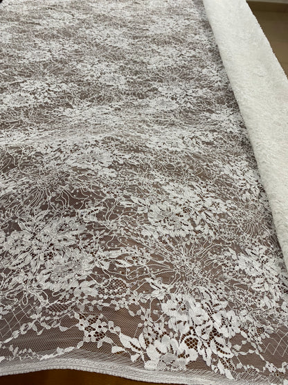 Beaded Chantily Lace