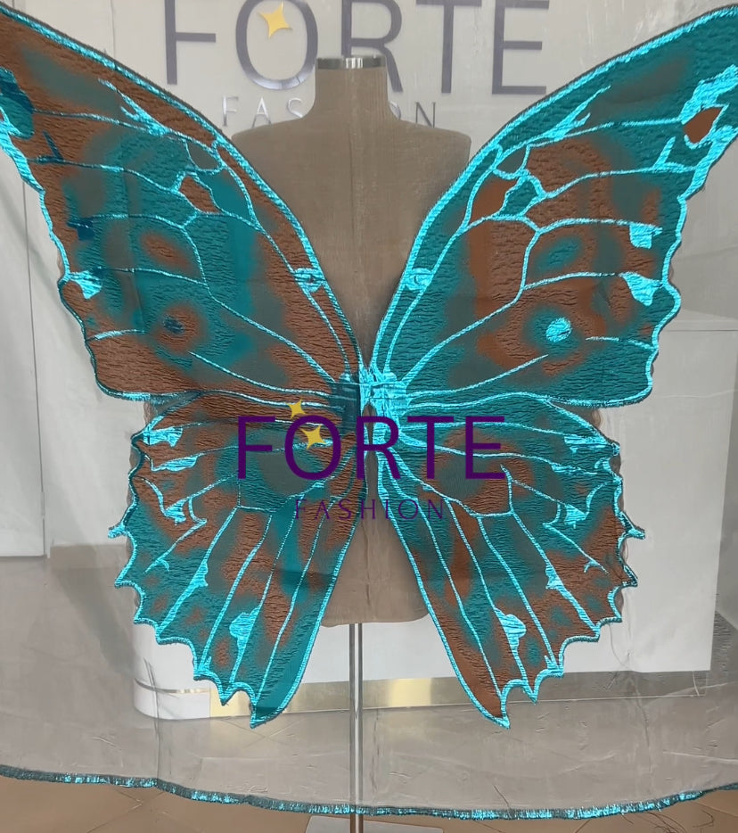 Butterfly Organza Brocade