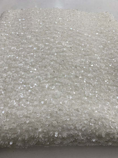 Beaded Chantily Lace