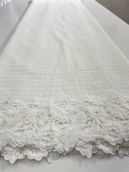 Guipure Lace with Border
