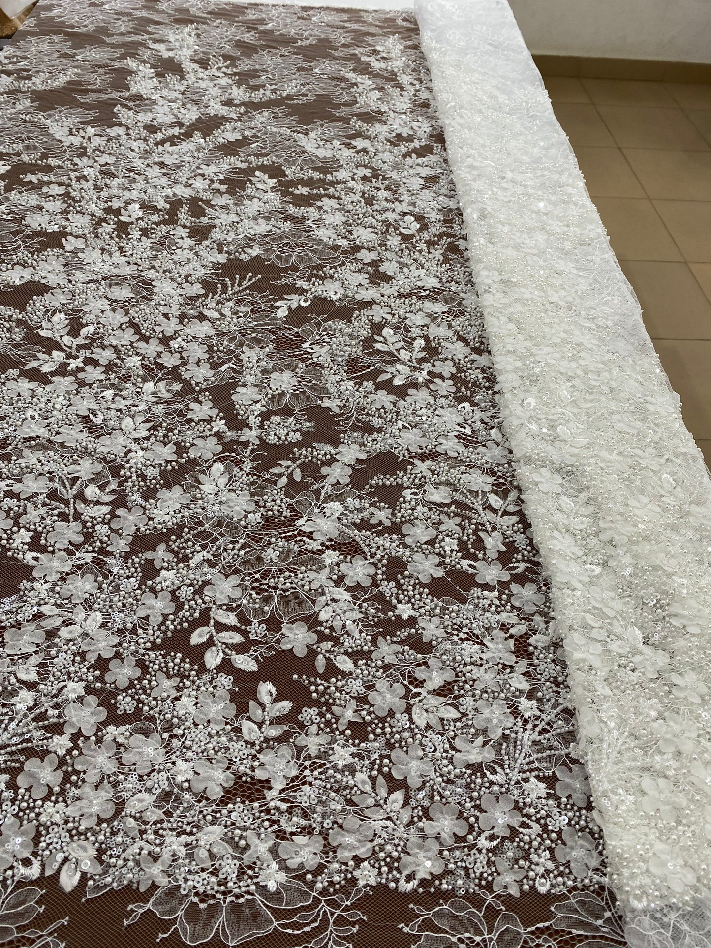 3D Beaded Chantily W