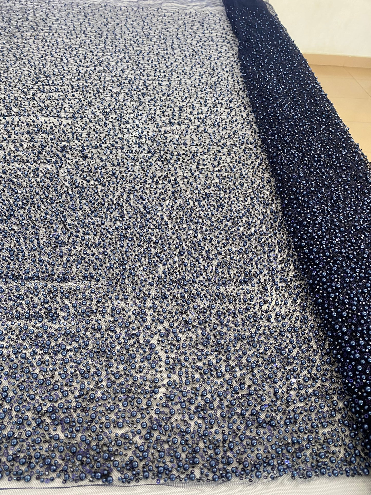 Beaded Lace with pearls