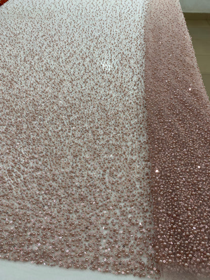 Beaded Lace with pearls