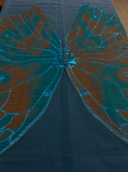 Butterfly Organza Brocade