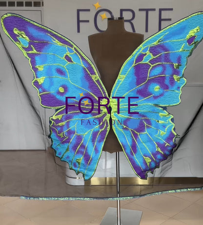 Butterfly Organza Brocade