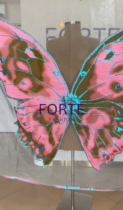 Butterfly Organza Brocade