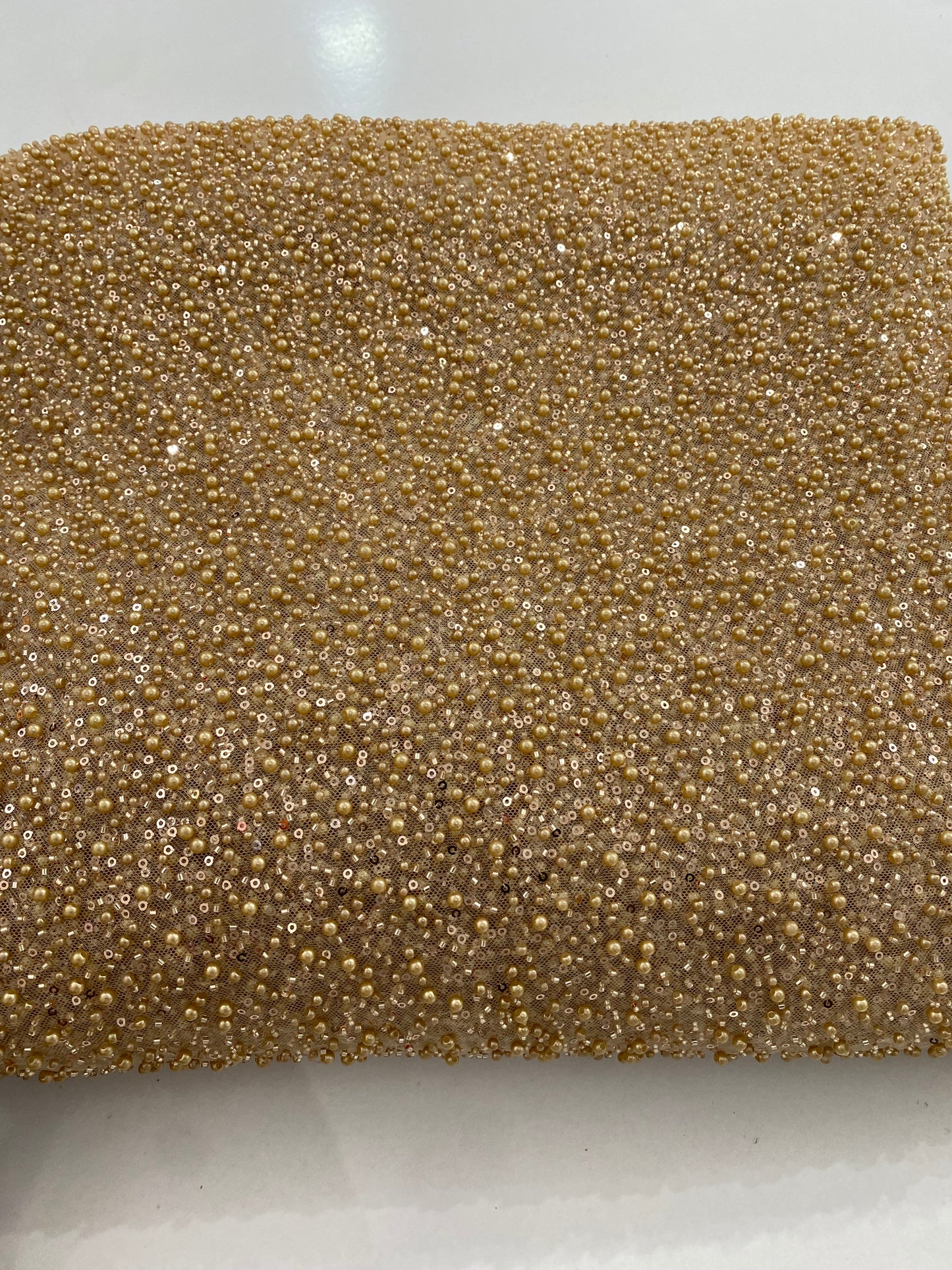 Beaded Lace with pearls