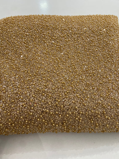 Beaded Lace with pearls