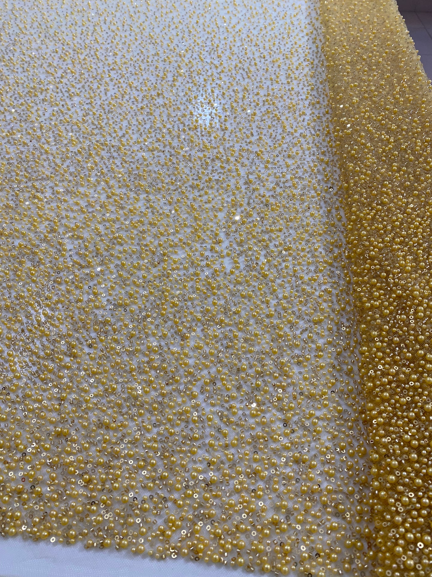 Beaded Lace with pearls