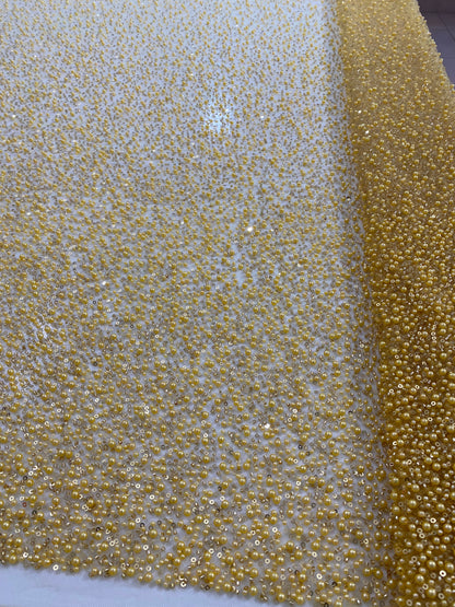 Beaded Lace with pearls