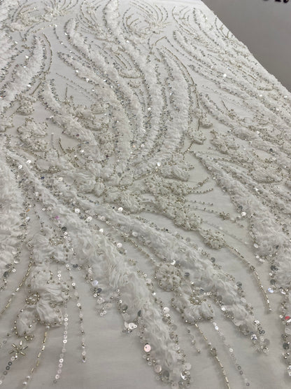 3D Beaded Lace