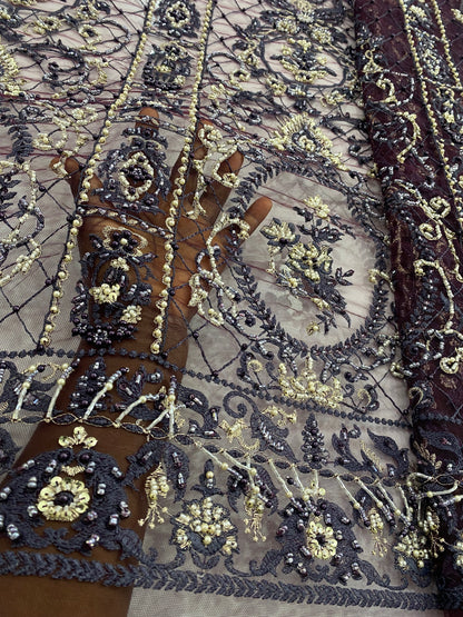 Embroidery Beaded Lace