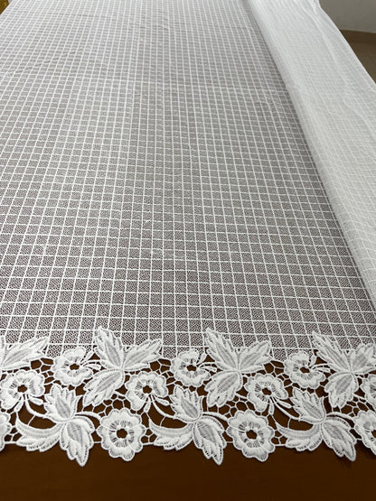 Guipure Lace with Border