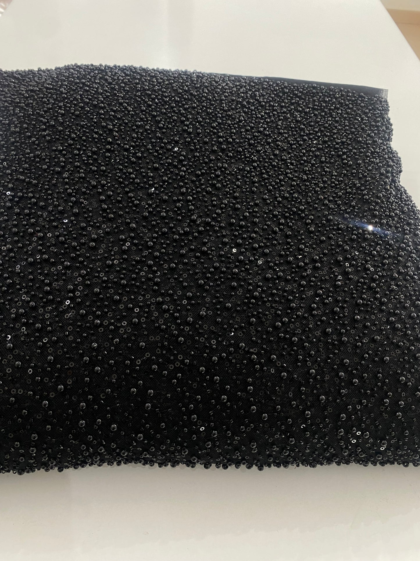 Beaded Lace with pearls