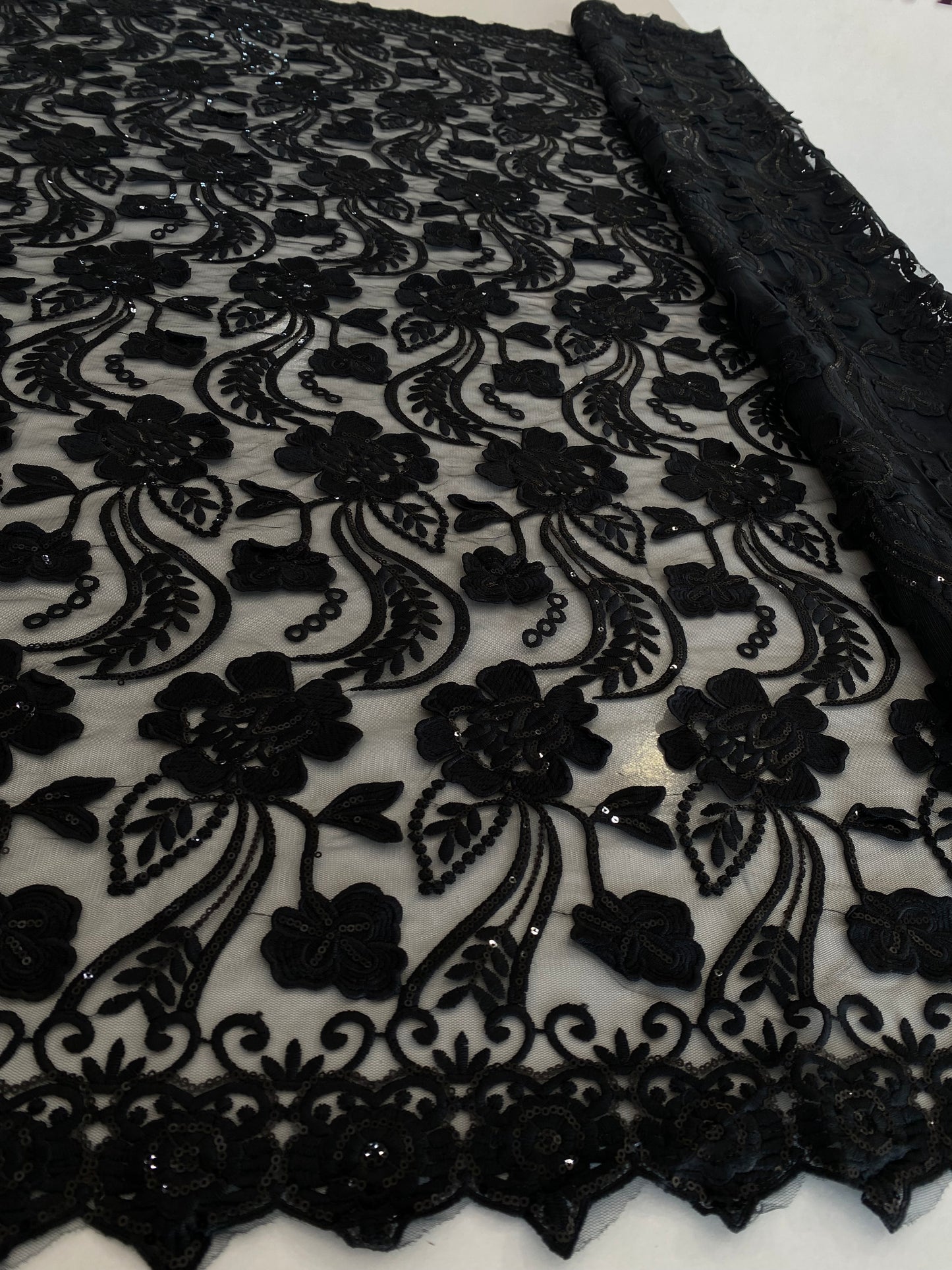 Embroidery Sequins Lace