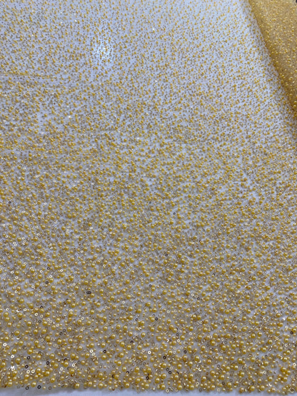 Beaded Lace with pearls