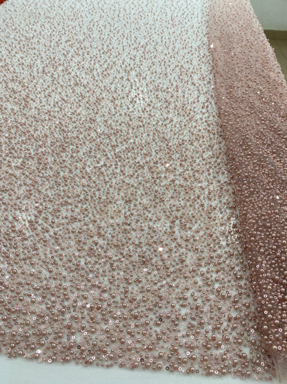 Beaded Lace with pearls