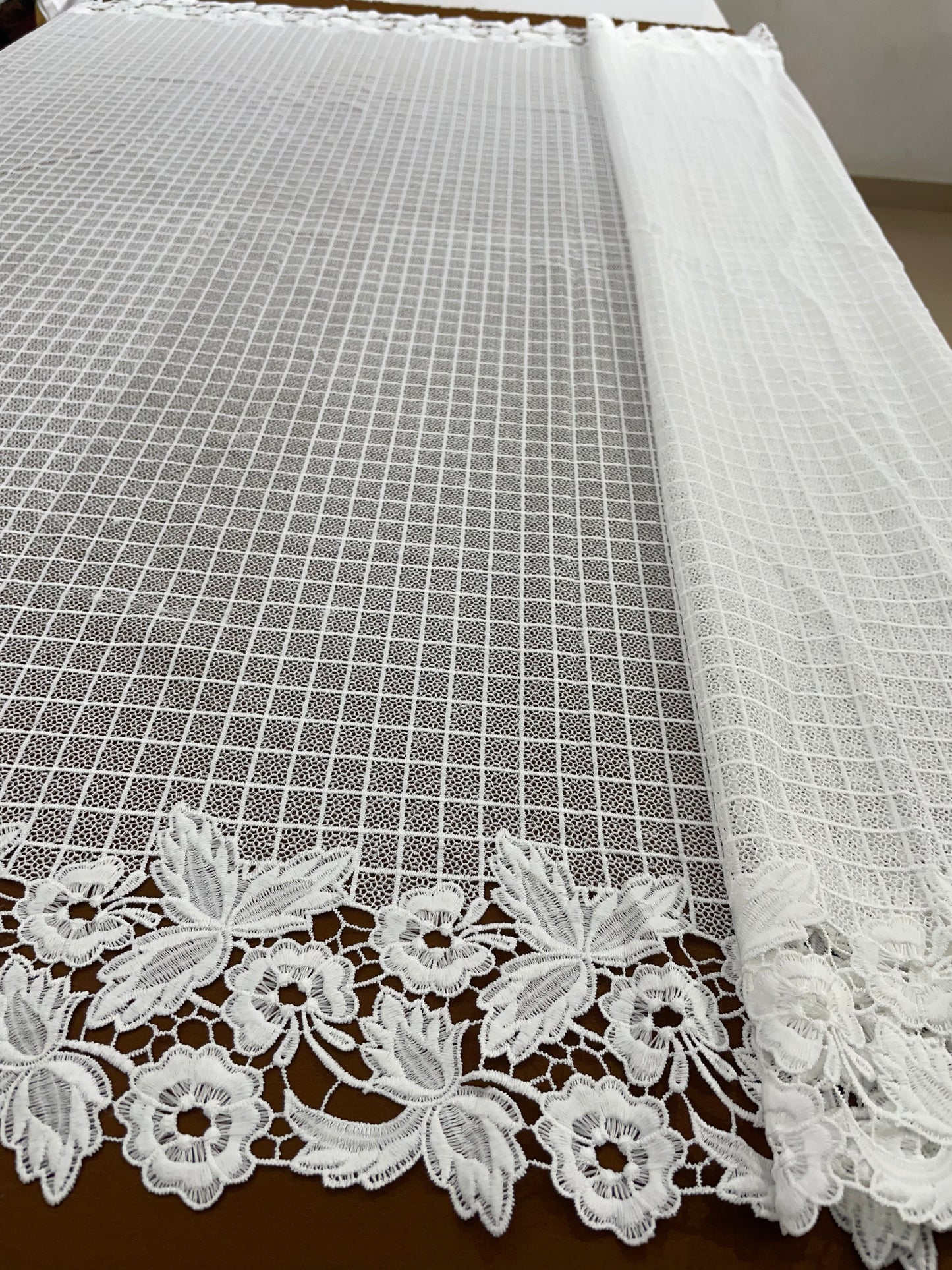 Guipure Lace with Border