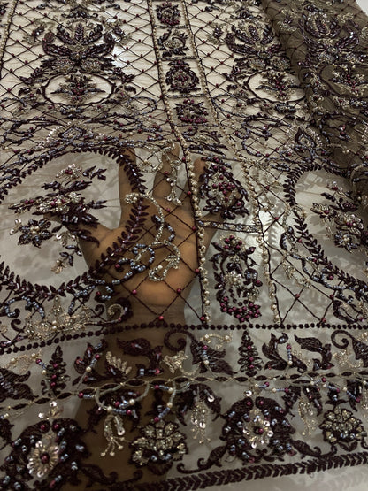 Embroidery Beaded Lace