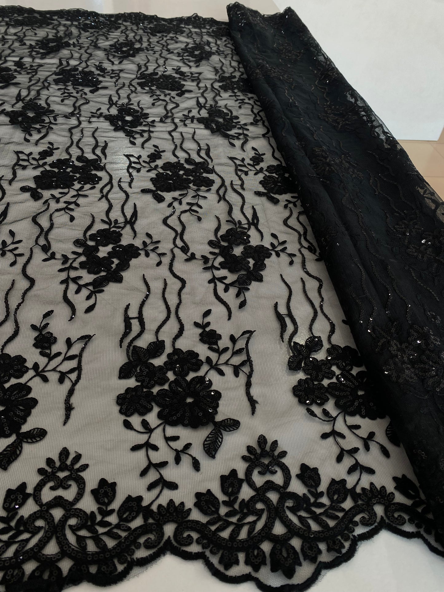 Embroidery Sequins Lace