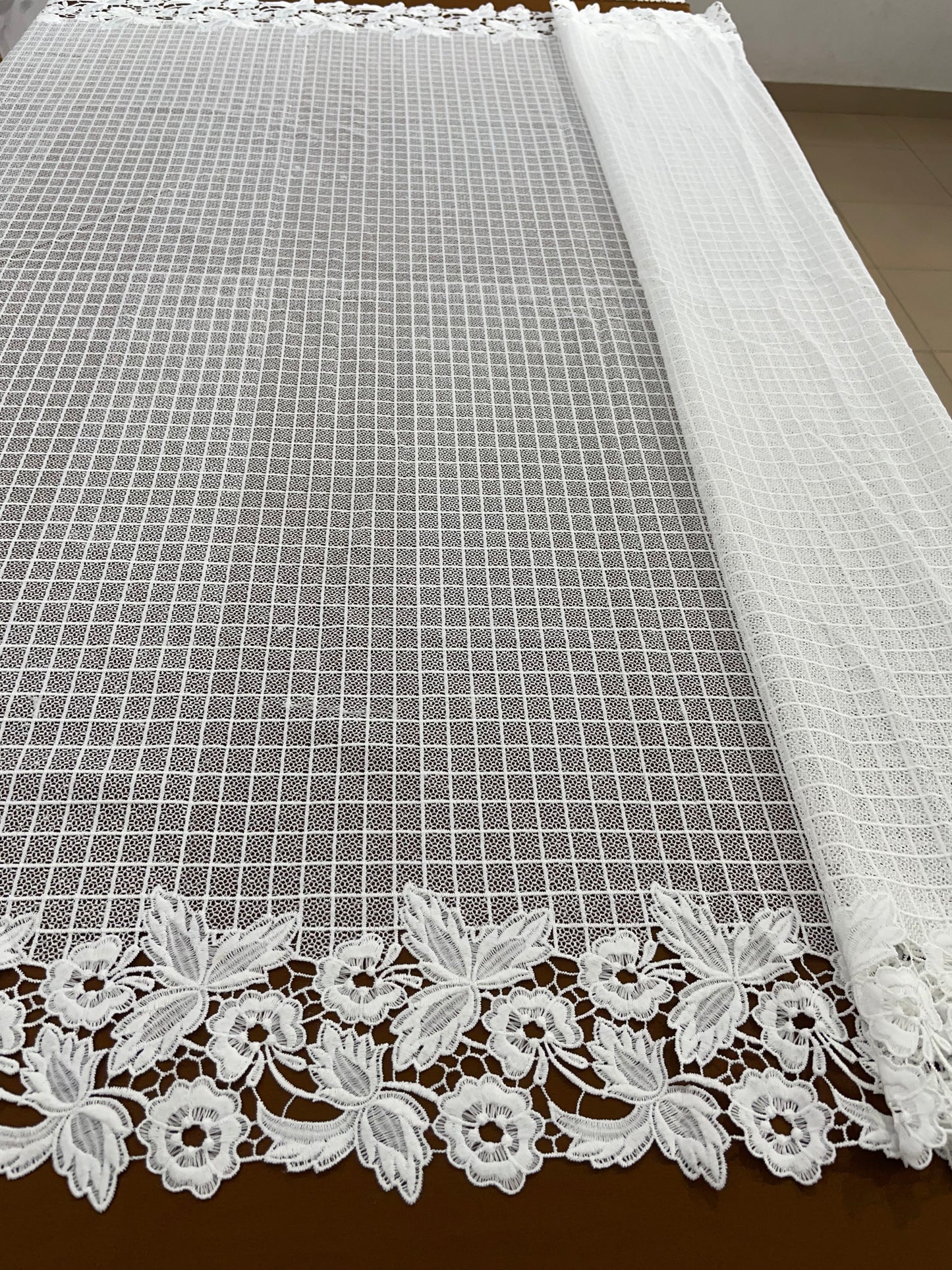 Guipure Lace with Border