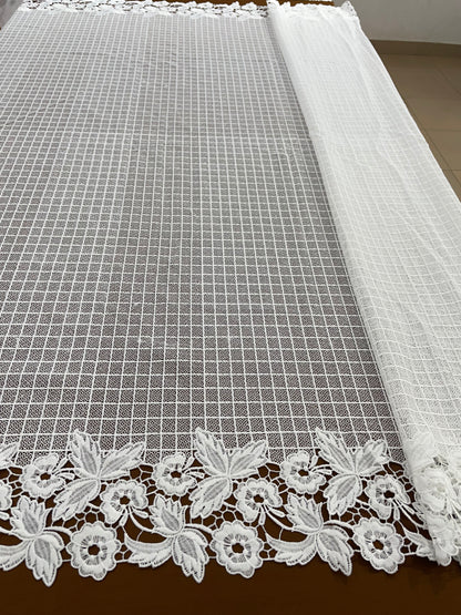 Guipure Lace with Border