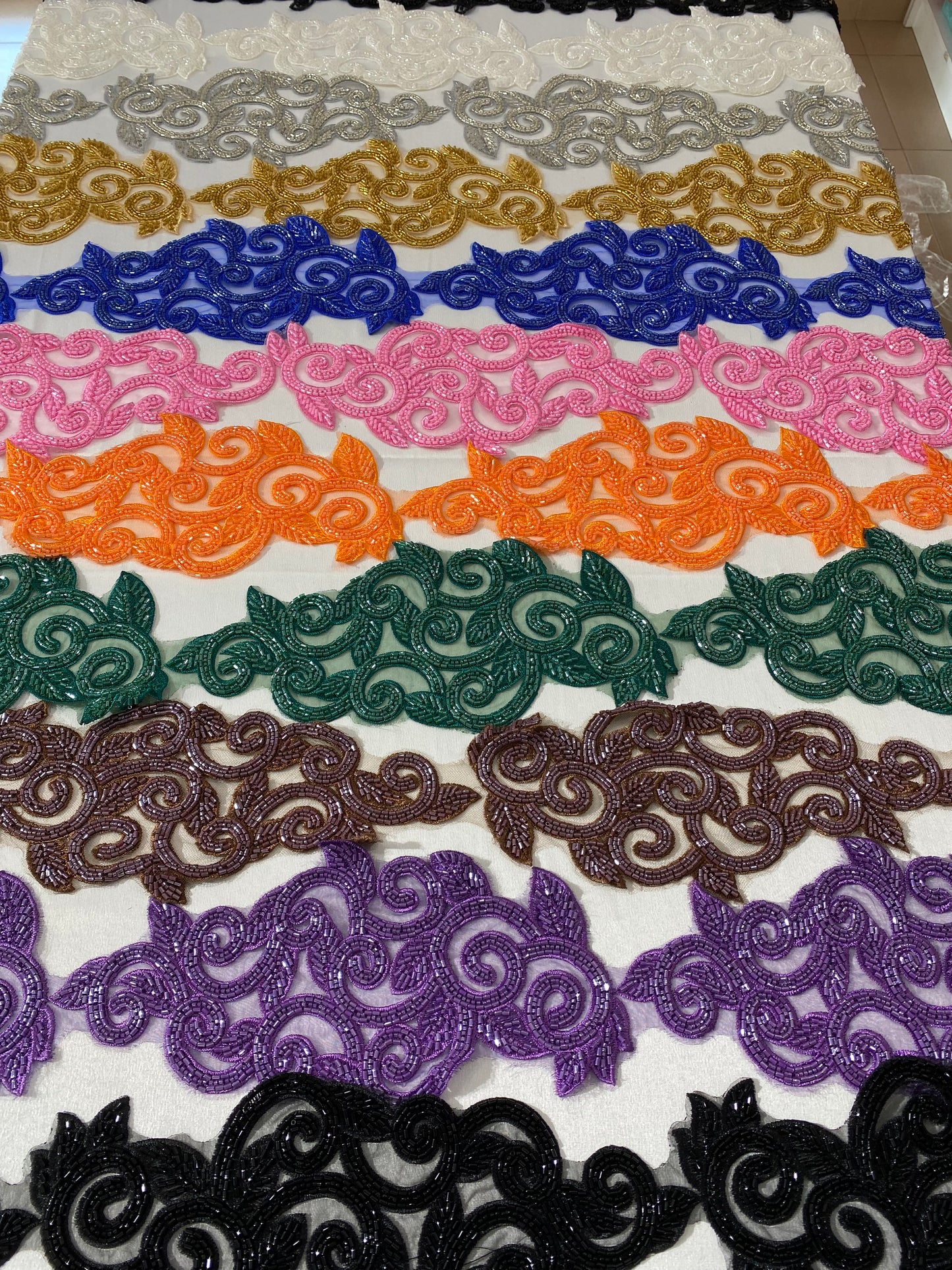 Embroidery Beaded Trimmings
