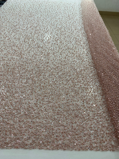 Beaded Lace with pearls