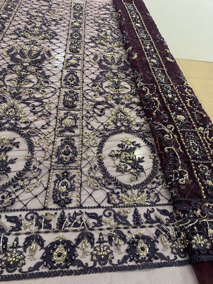 Embroidery Beaded Lace