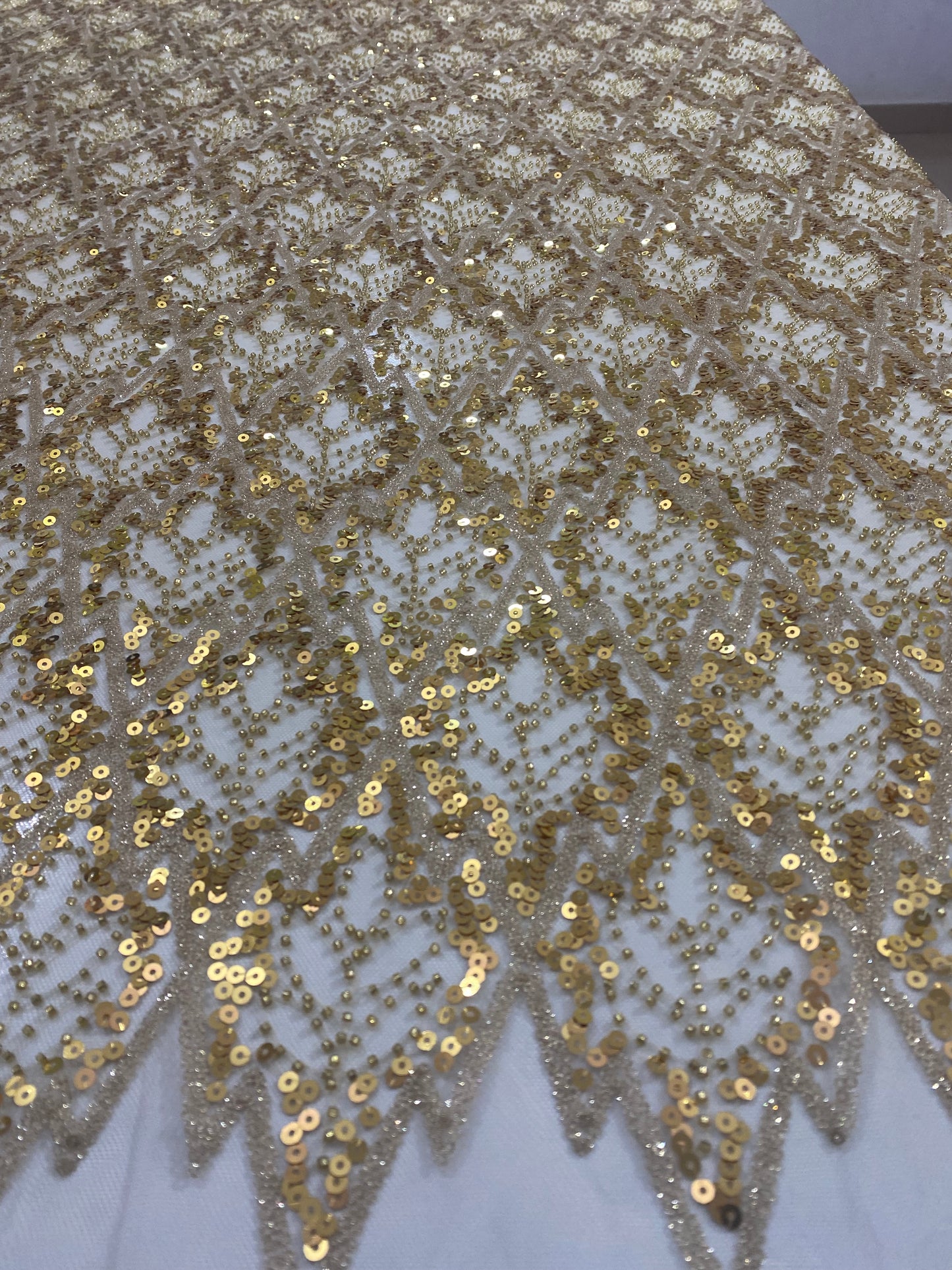 Beaded Lace with sequins